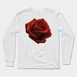 Low Poly Rose Long Sleeve T-Shirt